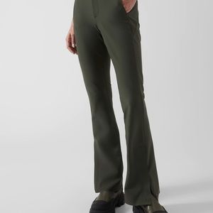 Athleta Stellar flare trouser. Aspen green. Size 6T (tall). Excellent condition!